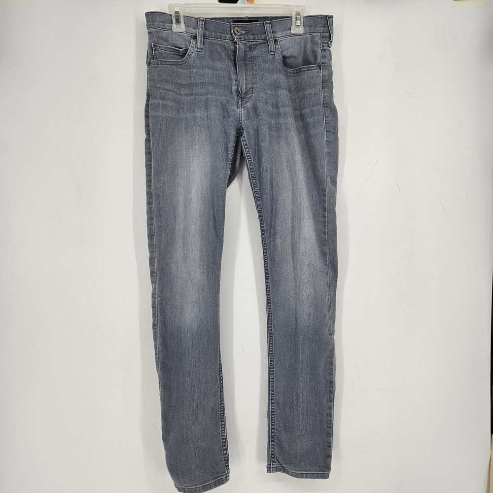 Paige Jeans Mens 30 Gray Lennox Pants Stretch Denim Casual Slim Tapered